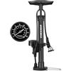 VOGORA Pompa per Bicicletta con Manometro, Valvola Presta e Schrader per tutte le biciclette, Pompa per piedi per pneumatici auto, Mountain Bike & Balls