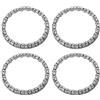 PATIKIL Cuscinetto a Sfera per Pedivella Bici 3/16 Pollici x 20 Sfere, 4pz Cuscinetti Bicicletta in Acciaio Inossidabile Ricambi Accessori per Forcella Anteriore per Mountain Bike, Argento