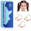 YGNNXRN 3 Pezzi Tappi per Naso Nuoto Bambini in Silicone Competition Nose Clip Impermeabile Comodo Tappanaso per Piscina Tappanaso Unisex Bambini