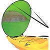 Generic Vela da paddle sottovento per kayak - Vela da paddle board, Vela da per kayak | Vela per kayak pieghevole per paddleboard, vela per kayak con finestra trasparente, pagaia portatile per kayak con