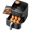 COSORI Friggitrice ad Aria Turbo Blaze 6L con Rivestimento in Ceramica, Air Fryer con DC Motore, 9 Funzioni & 5 Velocità della Ventola Automatica, 110 Ricette & 96 Tabelle di Cottura, 1725W