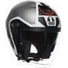 AGV - Casco AGV - Casco Irides Trieste Nero / Bianco / Rosso