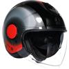 AGV - Casco AGV - Casco Eteres Levanto Nero / Silver / Rosso