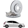Generico KIT FRENI ANTERIORI (PASTIGLIE E DISCHI) per FIAT Bravo II 1.9 D Multijet 88 kw anno 2007-2014