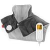 Comfytemp Termoforo per Cervicale e Spalle, 9 Livelli di Calore, Cuscinetto Termico per Spalla e Schiena, Scaldacollo Elettrico per Cervicale, Spegnimento Automatico, Cuscino Termico, 48×56cm, Grigio