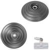 KiimSin Ruote V-Ball Ruota Ricambio per Dyson V11 V15 SV14 SV15 SV16 SV22, Accessori 100W Testa del pulitore Trasmissione Diretta, 2 Ruota+ 2 Viti + 2 fissaggi + cacciavite