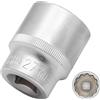 DAKCOS Chiavi a Bussola Multidenti da 1/2|Dimensione: 27 mm|CR-V
