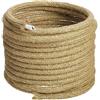 GreenSun Cavo Elettrico Tessuto - Cavi Elettrici 2x0.75mm² 2 fili 5M Tessile Vintage 2 Filo per Lampadario a Sospensione Juta