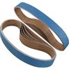 Shineboc Nastri Abrasivi 50 x 1020 mm, 6 Pezzi Nastro Abrasivo 40/60/80/120/240/400 Grane Carta Abrasiva per Levigatrice a Nastro per Lucidare Metallo, Legno