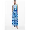 Desigual Gonna midi svasata a fiori