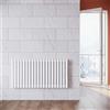 ELEGANT - Radiatore a pannello, a doppio strato, per bagno, salotto, radiatore orizzontale