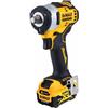 DeWalt Avvitatore a impulsi brushless XR 12V 1/2 340Nm con 2 batterie Li-Ion 5Ah e custodia TSTAK, Multicolore
