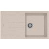 Plados PRONTA CONSEGNA - SPEDIZIONE IMMEDIATA Plados AM8610-94 Lavello 1 Vasca con Gocciolatoio Reversibile Serie Elegance 86-10 finitura 94 ULTRAGRANIT AVENA