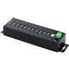 Startech Hub USB Startech USB210AIND-USB-A-HUB Nero