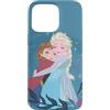 Disney Frozen Anna ed Elsa Sister Hug Slate Blue Custodia per iPhone 15 Pro Max