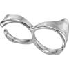 Uno de 50 UNOde50 Anello da donna, Argento Sterling 925, Taglia unica - 18.2 mm, Lega di metallo, Gioielli fatti a mano