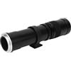 Tosuny 420-800 Mm Super Teleothot Lens, Teleobiettivo Manuale Apertura F8.3 Apertura per Fotografia di Luna di Uccelli Selvatici, per Telecamere Mirrorless (BLACK)