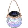 ANDRESLAD luce del barattolo di solar lights outdoor solare parete luci esterne per recinzione UV lampada a sospensione per bottiglia luce del cortile corda di Colorful