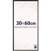 Dutch Frame Factory - Cornice 30x60 cm - Nero Opaco - Cornice per foto in Plastica con vetro plastico Antiriflesso - Cornice portafoto 30x60 cm - Easy