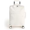 CREATE / LUGGAGE STUDIO SOFT/Valigia morbida in poliestere bianco sporco / 39x20.5x56 cm/Lucchetto TSA, 4 ruote doppie multidirezionali, organizzatore interno, tessuto impermeabile
