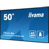 Iiyama Monitor Digital Signage Led 50" Iiyama Prolite LH5060UHS-B1AG 4K Uhd 3840x2160/8ms/classe G/Nero [LH5060UHS-B1AG]