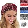 DYMHQ 6 Pezzi Moda Fasce Multicolor Capelli Donna, 24cm Multicolor Larga Fascia Capelli Elastici Stampa, Senza Scivolare Annodato Cotone Fasce Capelli, Boho Alla Moda Fascia Capelli per Sport Yoga