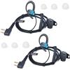 HYSHIKRA Cuffie Walkie Talkie, Auricolare compatibile con G6 G7 / PRO G9 / PRO G12 GXT250 GXT550 GXT650 LXT80 (blu G, 2)