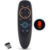 BL Telecomando Air Mouse, telecomando Air Mouse portatile senza fili 2.4G con giroscopio per Android TV Box, Set Top Box, proiettore, PC, Laptop, Windows Supporto Controllo Vocale