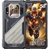 CUBOT KingKong X 5G Rugged Smartphone, 32GB+256GB/2TB, Android 14 Cellulare, IP68&IP69K, Batteria 10200mAh, 6.58 Pollici FHD+ 120Hz, Supporto NFC, OTG, Impronta Digitale con Ricarica Rapida 33W