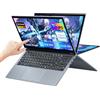 KAQIMOCI PC Portatile Touchscreen 2 in 1 CPU Ryzen R3-3200U (fino a 3,5 GHz) 15,6 Pollici Notebook Da Gioco 16GB RAM 512GB SSD 360° Rotation Touchscreen FHD IPS Laptop Tastiera Retroilluminata RJ45 WIFI5 HDMI