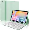 WAVATA Tastiera per Samsung Galaxy Tab S6 Lite 10.4 2024/2022/2020, Custodia Tastiera per Samsung Tab S6 Lite Bluetooth Magnetica Rimovibile QWERTY Layout Italiano, Verde erba