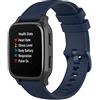 Chofit, cinturino in silicone compatibile con smartwatch Garmin Venu Sq Music, morbido cinturino sportivo di ricambio per Garmin Venu Sq Music, Venu Sq, Venu (blu)