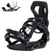 BEXTREME Attacchi Snowboard SP Base+ L Misura Piede 43-45 EU 8-12 US Uomo e Donna Colore Nero Attacchi Snow Automatici Tipo Flow Taglia L per Freestyle e Freeride