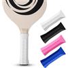 NQEUEPN 4 Pezzi Nastro Grip per Racchetta, Manico in Silicone per Racchetta da Pickleball Comoda Impugnature per Gomito del Tennista Maggiore Forza di Presa Riduzione degli Urti (4 Colori)