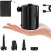 Pompa Aria 400 L/min 50W Pompa Per Materasso Gonfiabile USHOP Pompa Elettrica,Pompa Ad Aria Elettrica ,Gonfiatore Elettrico Intex Materasso Gonfiabile Singolo Pompa Aria Per Materassi E Piscine