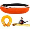 Generico Cintura di Salvataggio Gonfiabile, Cintura di Sicurezza Acquatica Galleggiante, Attrezzatura Leggera per Galleggiamento Supporto per Canottaggio Pesca Kayak Paddleboarding