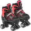 HUOLE Pattini a rotelle per bambini dai 3 ai 12 anni - Roller per ragazze e ragazzi, Quad regolabile taglia (27-31) - S