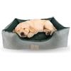Ligo Buddy Confort Elegance - Cuccia per cani Lettino per cane realizzata in Italia. Cuscino materasso per Cane cuccetta completamente sfoderabile e lavabile. XS/S: 50 X 60 cm, TURCHESE/PETROLIO