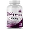 Altheris Resveratrolo 500mg Puro NAD 90Cps con Quercetina L-Leucina e Piperina - Trans Resveratrolo Sirtuine, Polifenoli, Antietà, Antiossidante Naturale