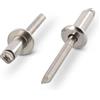NOLDAR | Rivetti acciaio inox con testa standard. 4,8 x 12 mm. (250 pezzi)