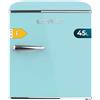 Cecotec Mini Frigorifero Retrò Tavolo 45L Bolero CoolMarket TT Origin 45 Blue E. 55 cm di altezza e 44,7 cm di larghezza, classe energetica E, Icebox e maniglia cromata, blu
