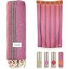 jazzylab AURORA Peshtemal Hammam | Asciugamano in 100% cotone | Tessitura jacquard artigianale | Telo bagno, mare o sauna leggero e ad asciugatura rapida | Frange fatte a mano | AURORA-Arancione, 100x200 cm