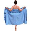 altego Asciugamano Bagno Grandi 100 x 180 cm - Telo da Bagno Grande - Telo sauna (Blu)