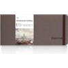 Lightwish Diario ad acquerello, 100% cotone, stampa a freddo, carta per acquerelli, 23,5 x 10 cm, 20 fogli (140 lb/300 g/m²), senza acidi, per acquerelli, guazzo, acrilici