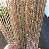 HYSENM 2 Tende 100 x 200 cm Tenda a Fili Glitterata Pannelli divisori per interni Tende per porta finestra Divisorio di Stanze Tenda zanzariera porta finestra, Champagne