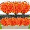 SOMYTING 8 Fasci di Fiori Artificiali, Decorazione Autunnale con Piante di Eucalipto - Resistenti ai Raggi UV per Balcone, Interni ed Esterni