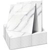 OJTOJT - Piastrelle autoadesive da parete, 22 pezzi, Peel and Stick Tiles 30 x 30 cm, impermeabile e antimacchia, tagliabili, 7 colori, per bagno, cucina, soggiorno (Nuvole Fluenti)