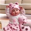 BABESIDE Reborn Femmina - Bambole Reborn da 20 pollici, Bambola Realistica con Corpo in Tessuto Morbido, Neonata con Vestiti e Accessori, Regalo e Collezioni per Bambini 3+