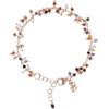 BRONZALLURE Bracciale Donna placcato Oro 18k - Bracciale con Charms in Quarzo Multicolore - Gioielli Made in Italy - Braccialetto Idea Regalo Compleanni, Anniversari, Festa Donna, Festa Mamma