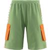 Pantaloncini Shorts UOMO Kappa Banda 222 Bermuda Verde SANCIO